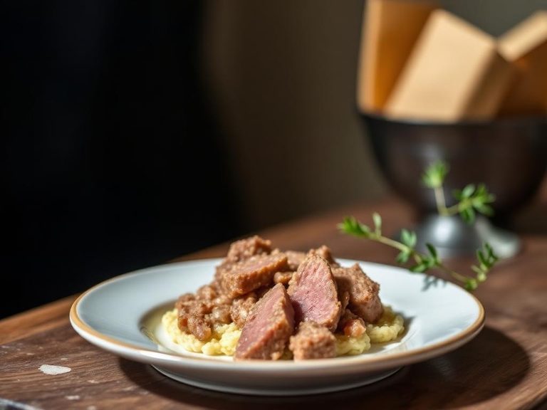 Lamb tongue rillettes