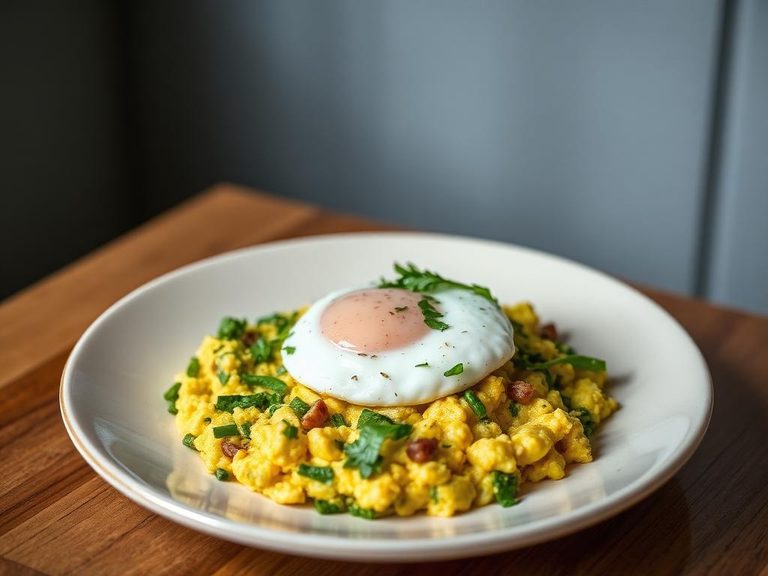 Lambsquarters Egg Scramble
