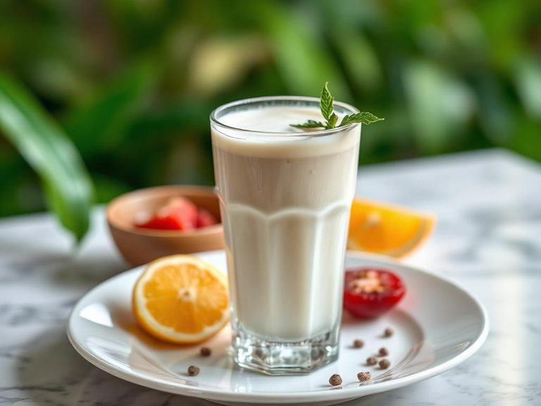 Lassi (sweet, Indian yogurt drink)
