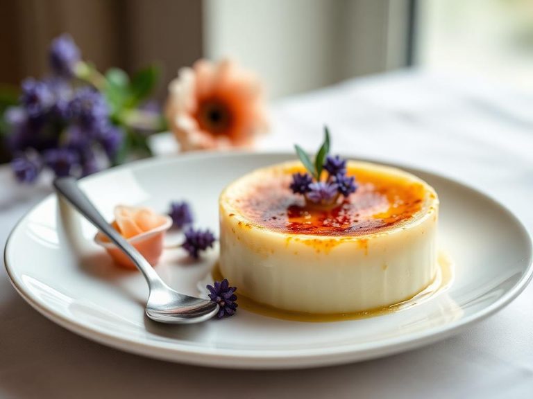 Lavender or Floral Crème Brûlée