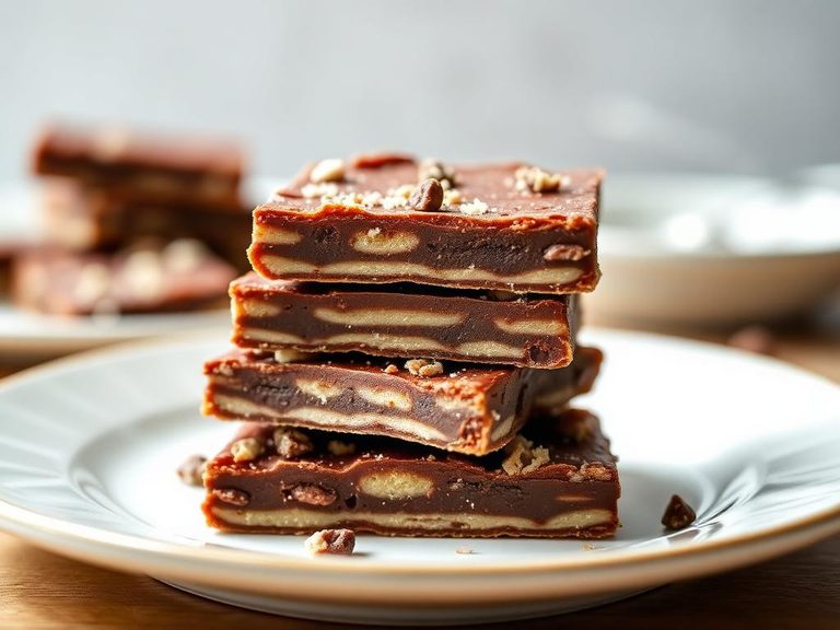 Layer in homemade candy bars or bark