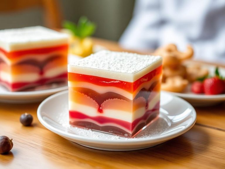 Layered Gelatin Dessert