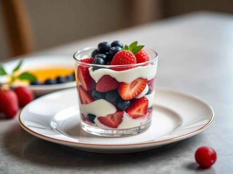 Layered in a Parfait with Yogurt and Berries