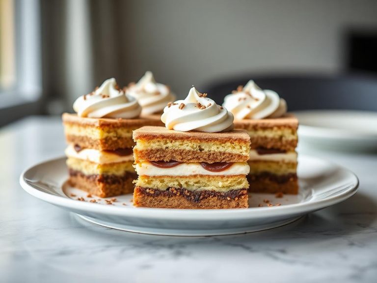 Layered in icebox cakes with whipped cream