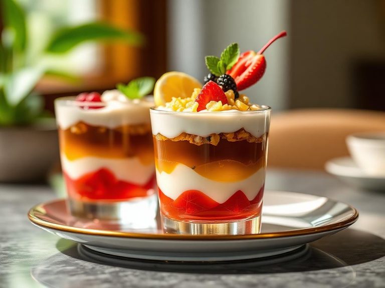 Layered Jelly Parfait