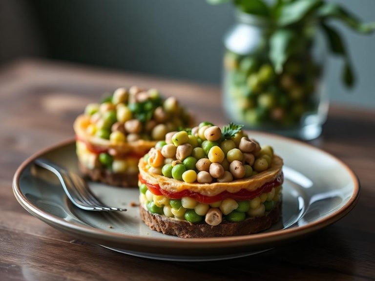 Layered Pea Salad