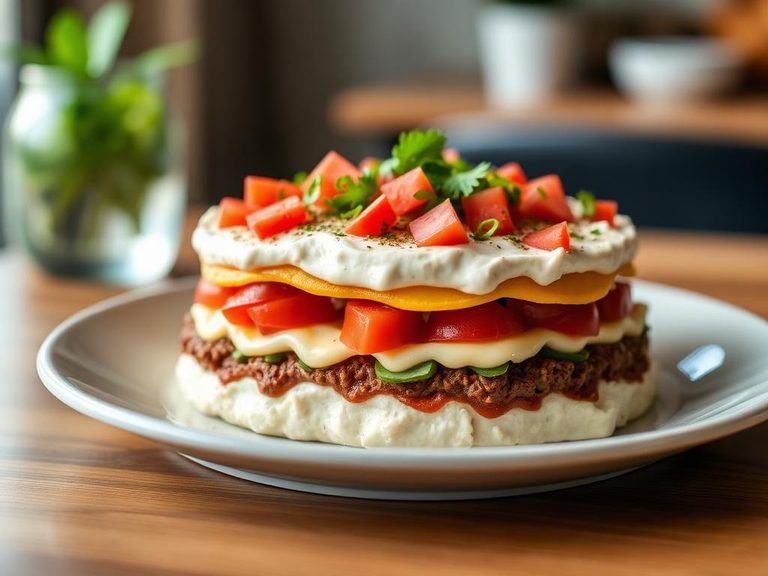 Layered Seven-Layer Dip
