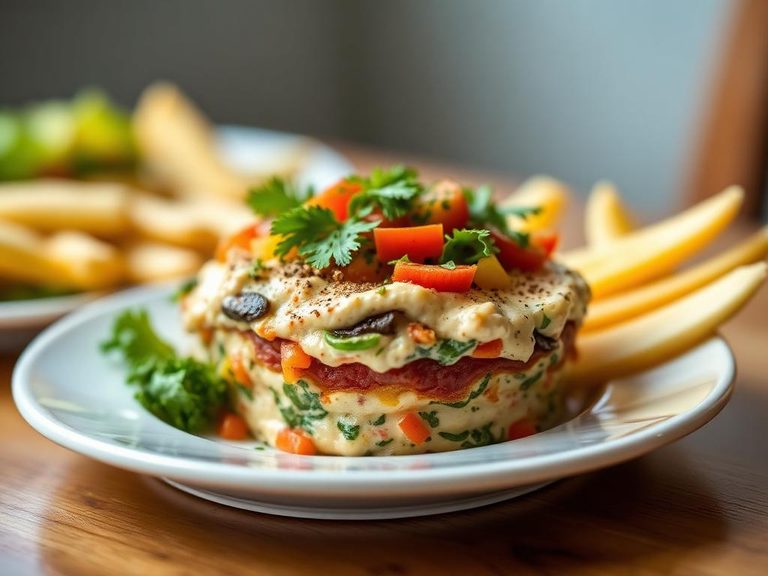 Layered vegetable dip