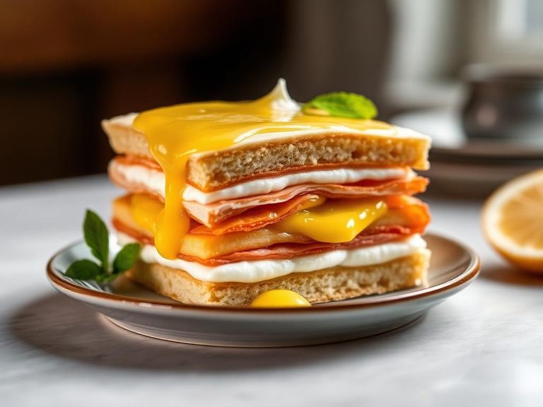 Layered with Lemon Curd and Cream