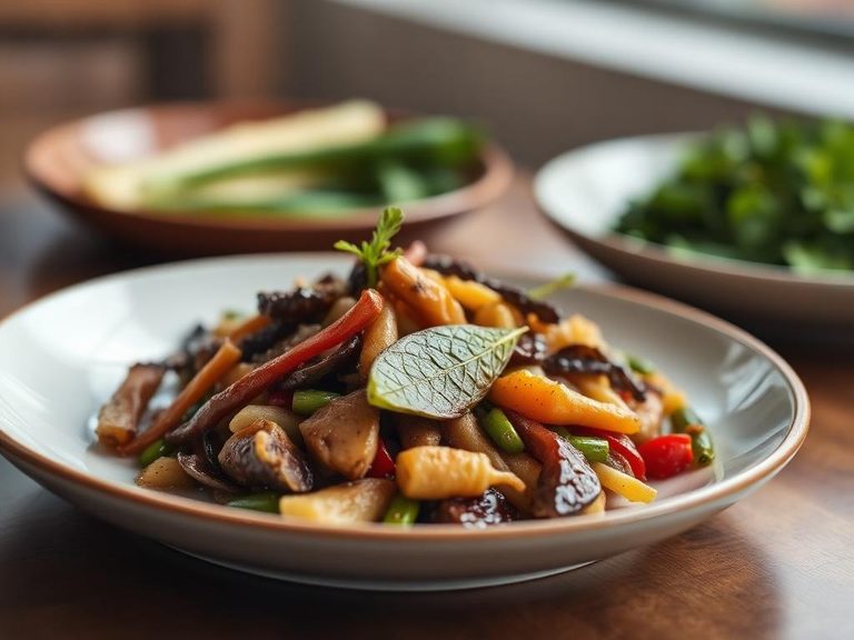 Leaf and root vegetable hash