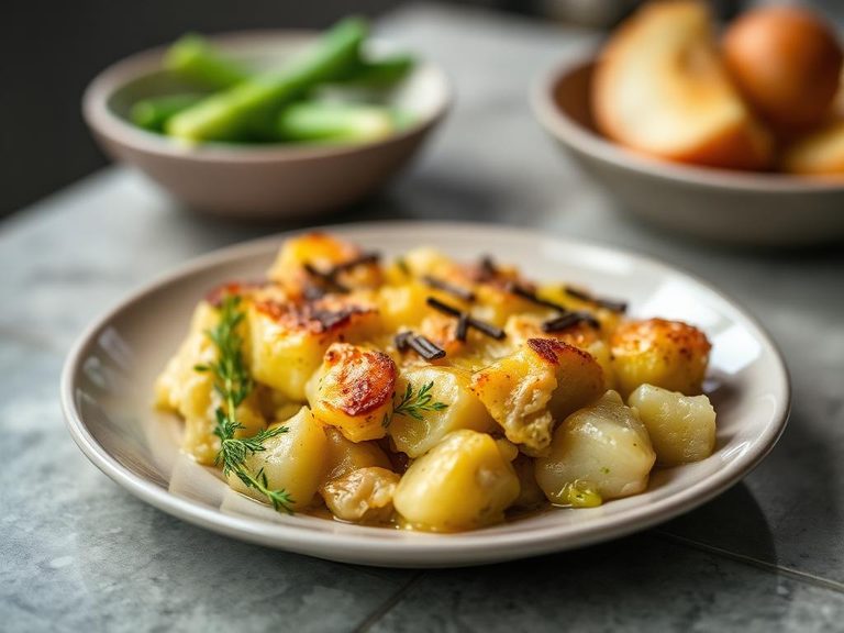 Leek and Potato Gratin