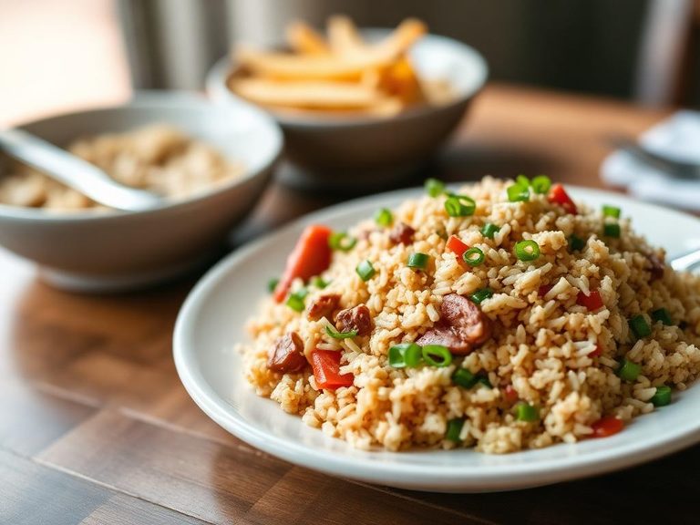 Leftover Ham and Vegetable Fried Rice