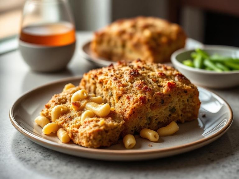 Leftover Mac & Cheese Loaf