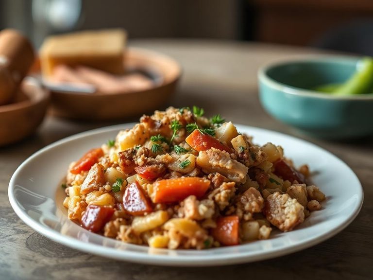Leftover Turkey Hash