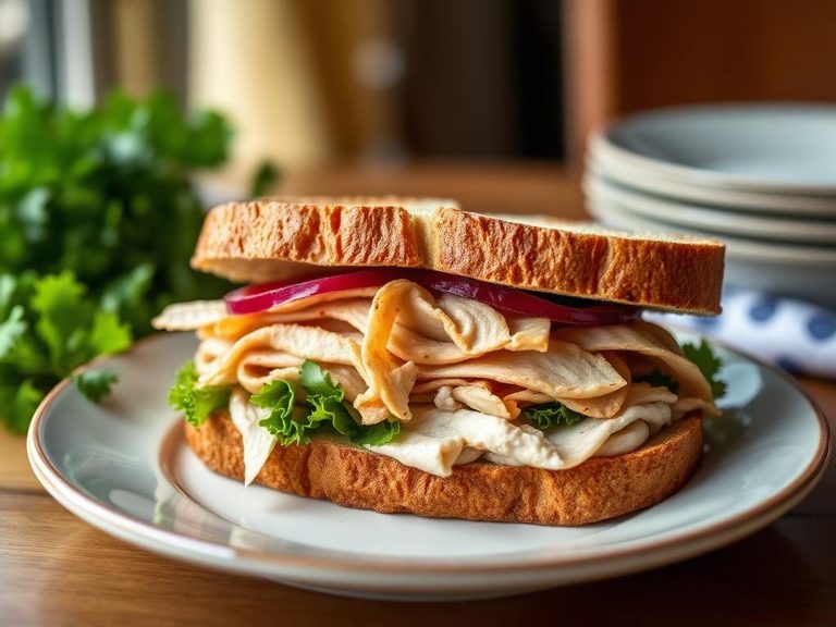 Leftover Turkey Sandwich