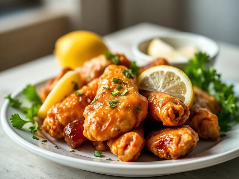 Lemon Chicken Wings