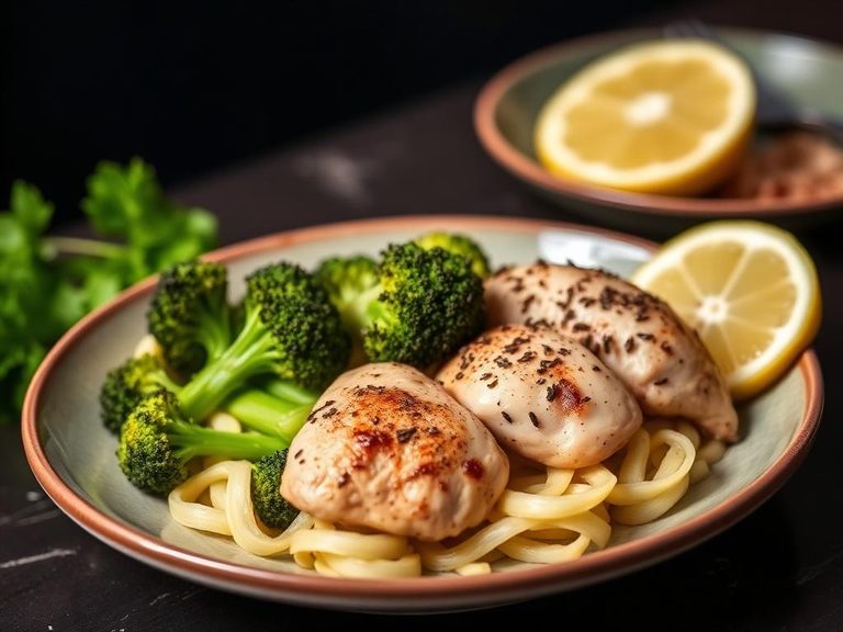 Lemon Chicken with Broccoli