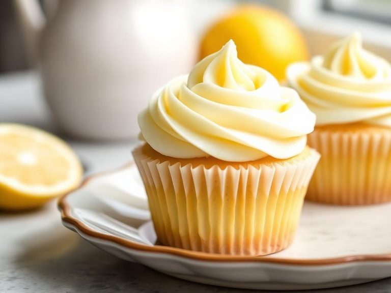 Lemon Cupcakes with Lemon Buttercream