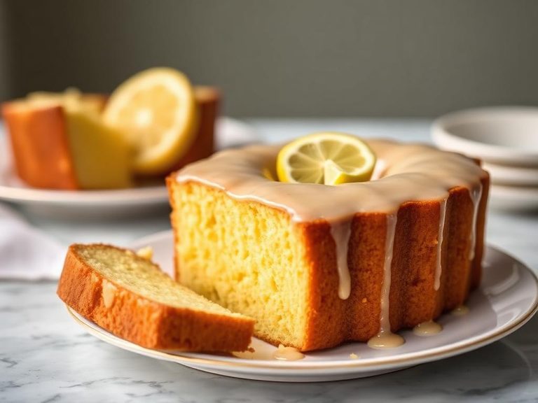 Lemon Glazed Pound Cake