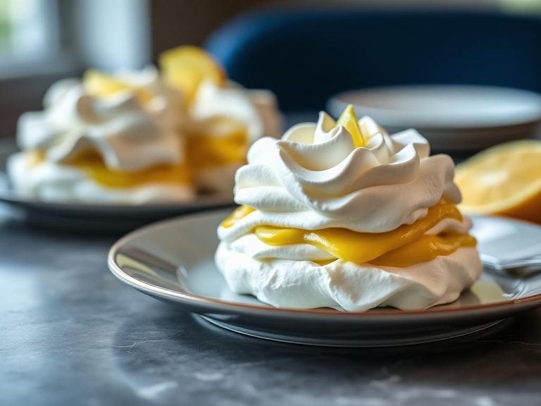 Lemon Meringue Pavlova