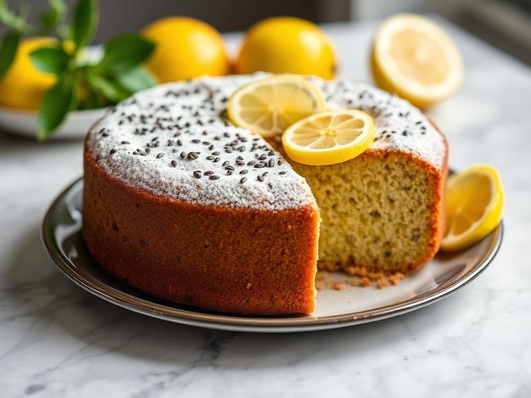 Lemon Poppy Seed Cake
