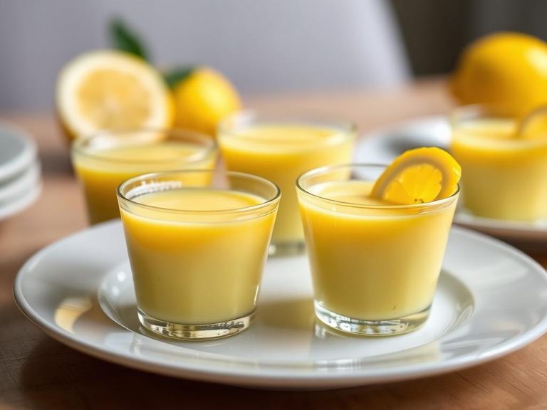 Lemon Pudding Cups