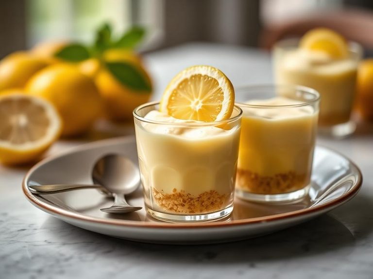 Lemon Pudding Parfait