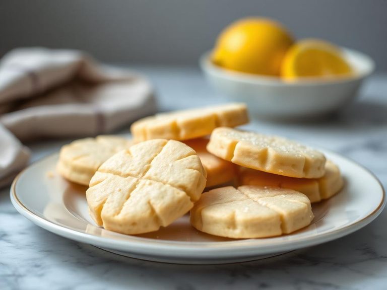 Lemon Shortbread Cookies