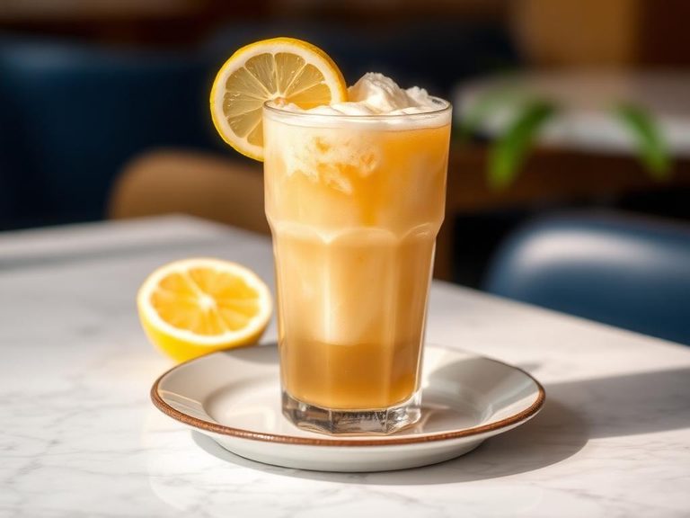 Lemon Tea Float