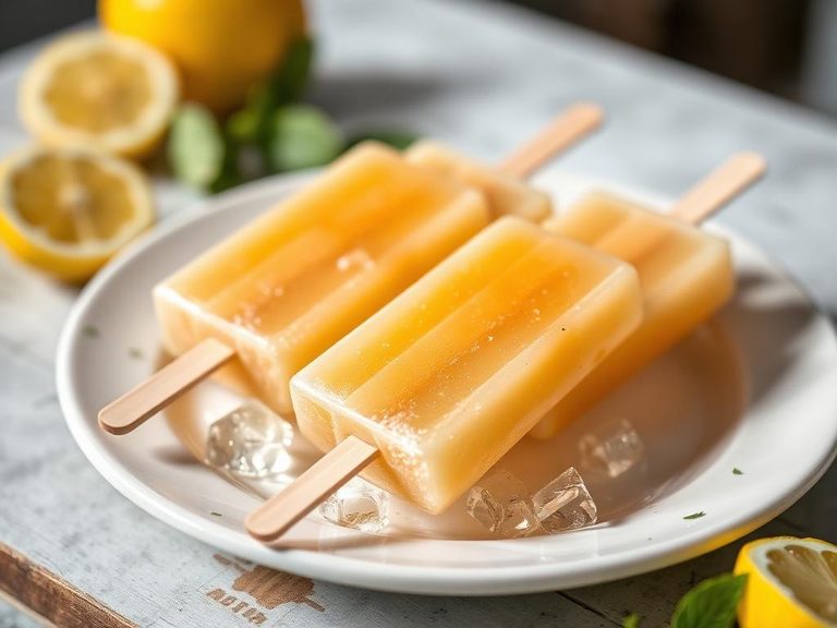 Lemon Tea Popsicles