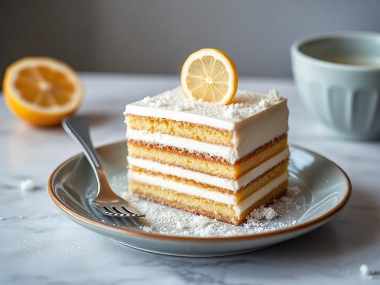 Lemon Wafer Icebox Cake