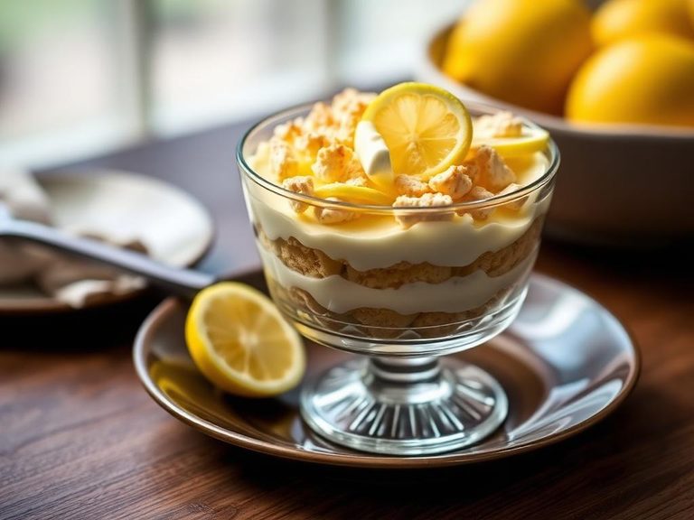 Lemon Wafer Trifle