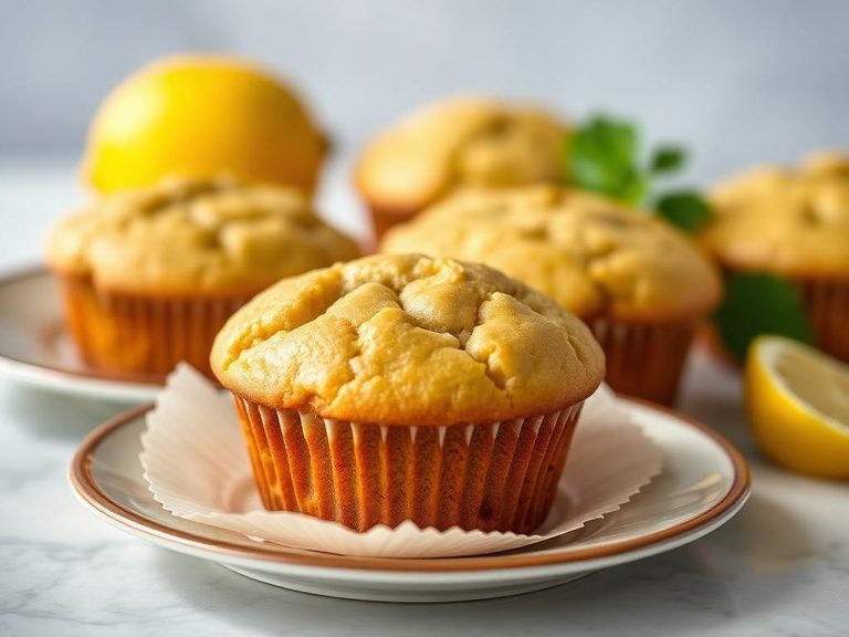 Lemon Zucchini Muffins