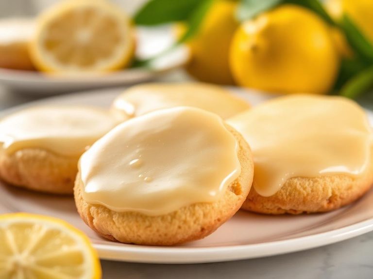 Lemonade Glazed Cookies or Cakes