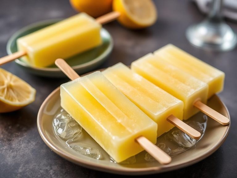 Lemonade Popsicles