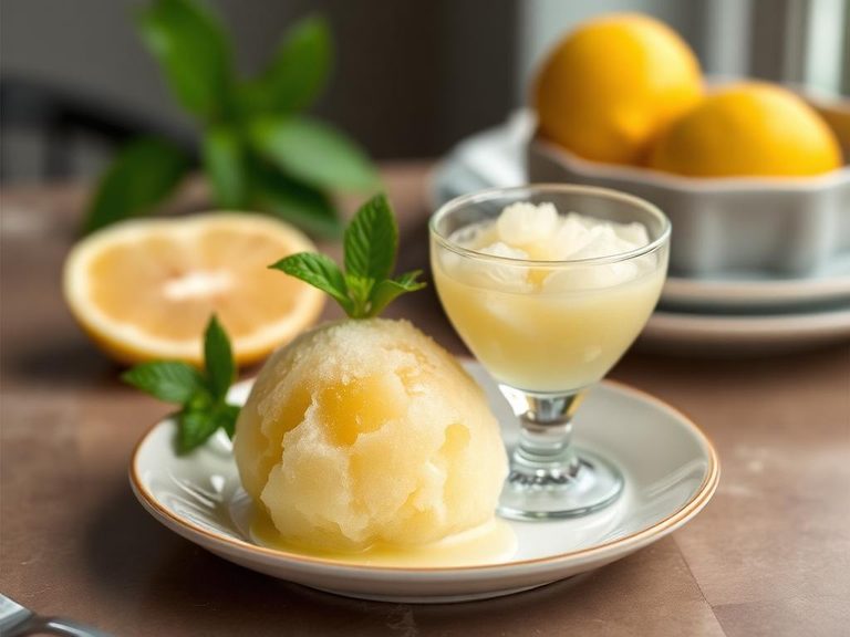 Lemonade Sorbet or Granita