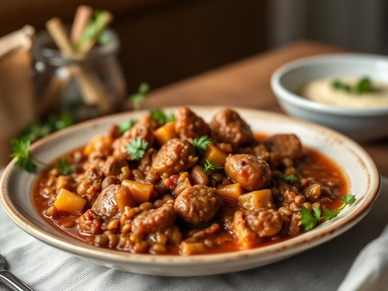 Lentil and Sausage Stew