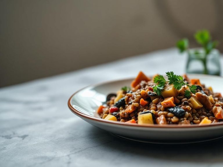 Lentil and vegetable stew