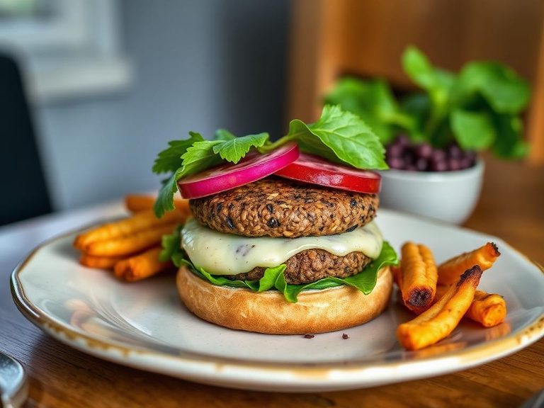 Lentil and Walnut Burger