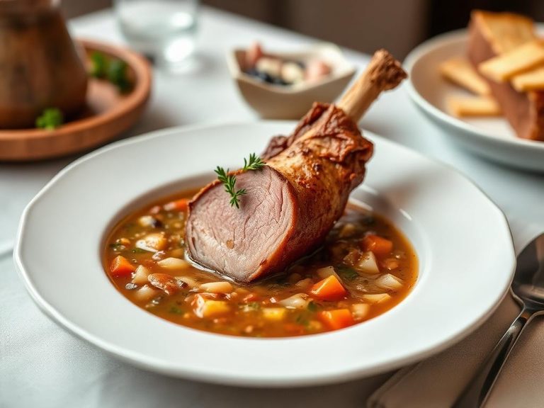 Lentil Soup with Ham Hock