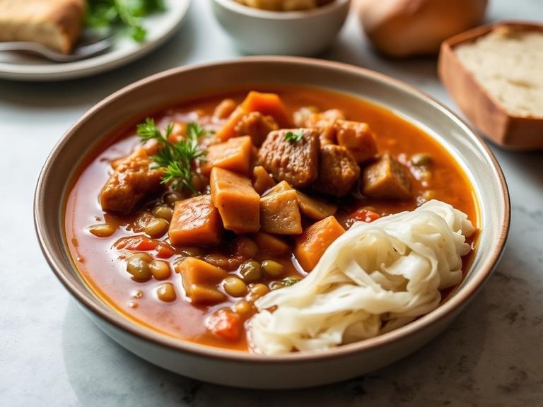 Lentil Stew with Ham