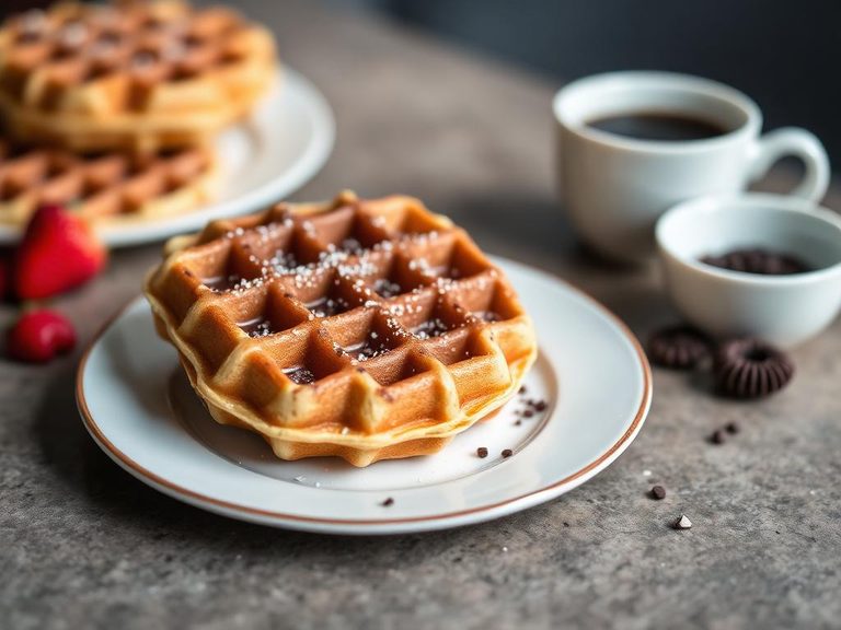 Liège-style Chocolate Pearl Sugar Waffle
