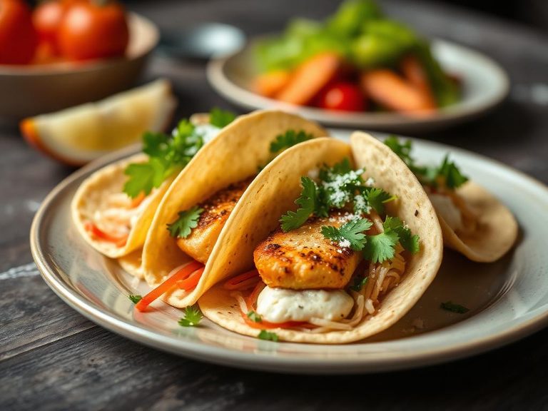 Light fish tacos