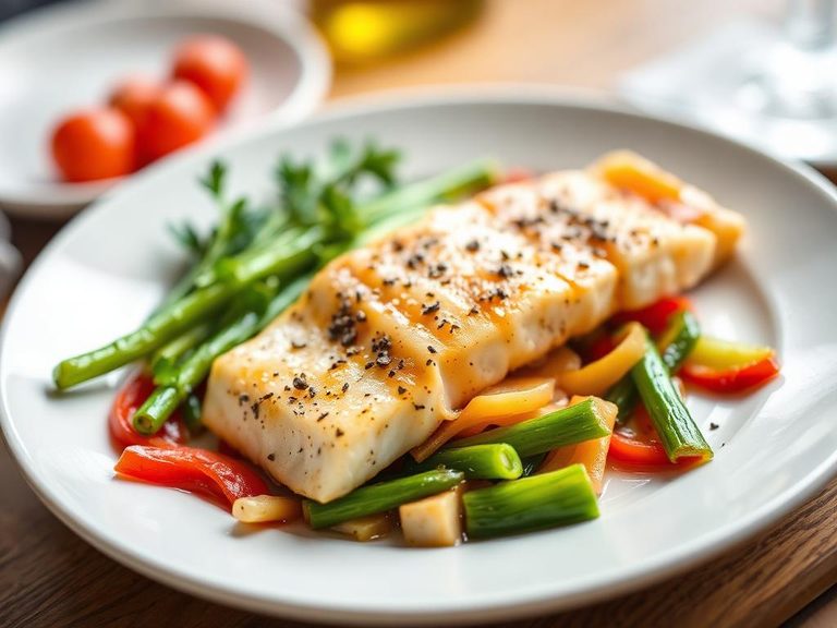 Light sautéed vegetables or fish