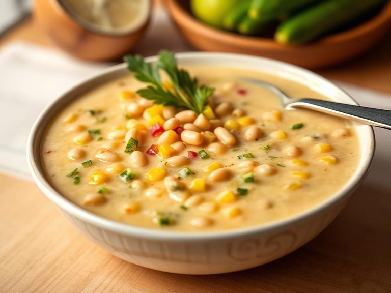 Lima Bean and Corn Chowder