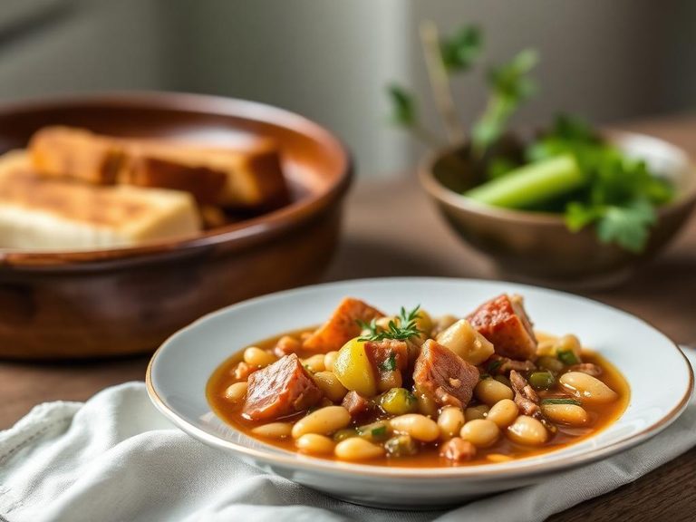 Lima Bean and Ham Hock Stew