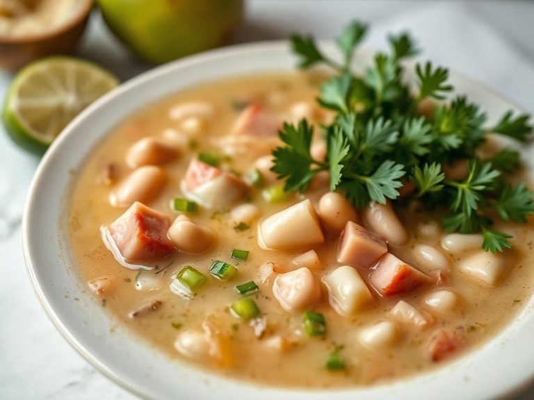 Lima Bean and Ham Soup