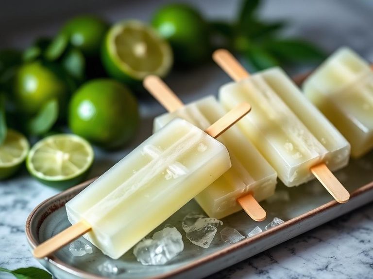 Limeade Popsicles