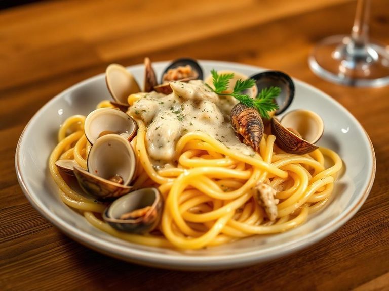 Linguine with Clam Alfredo