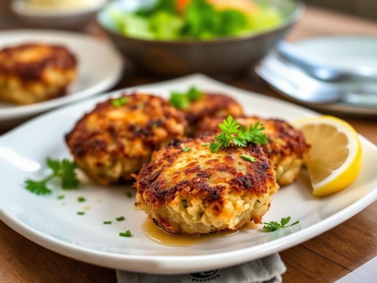 Lion's Mane 'Crab' Cakes